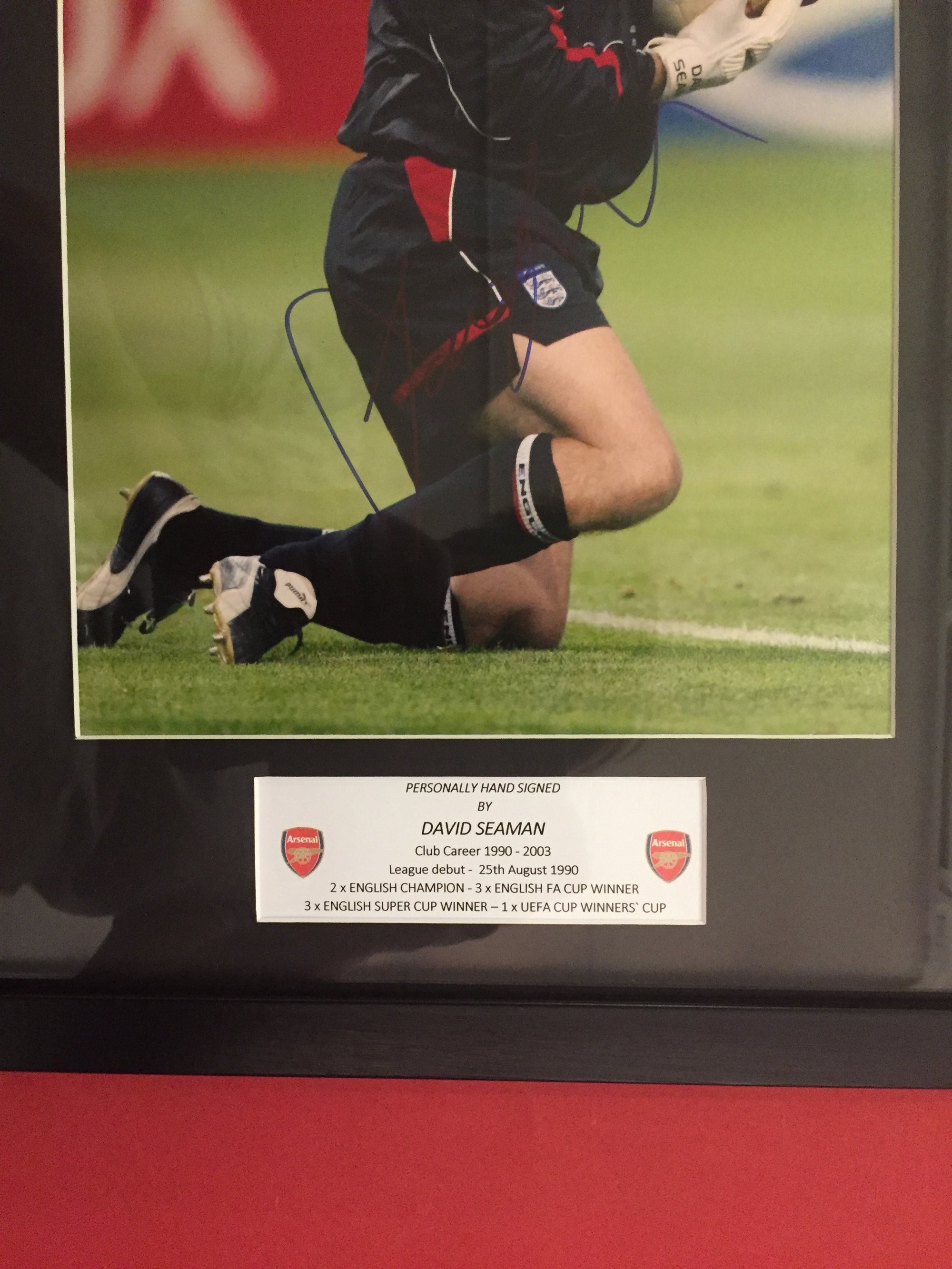 DAVID SEAMAN - SIGNERT BILDE MED EKTEHETSGARANTI/COA