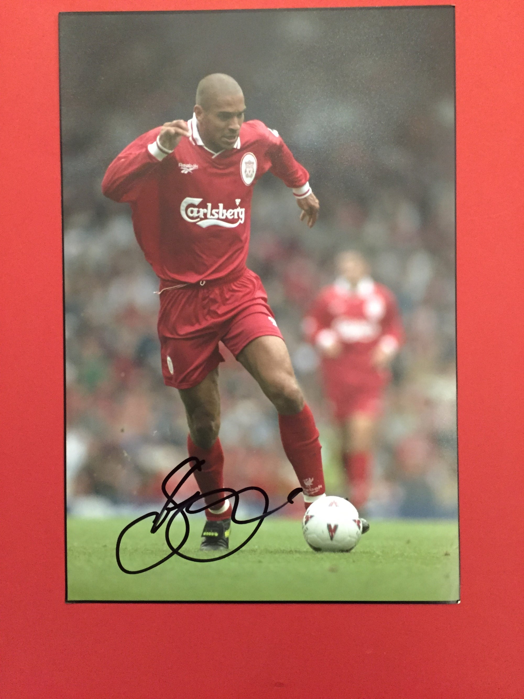 STAN COLLYMORE - SIGNERT BILDE MED EKTEHETSGARANTI/COA