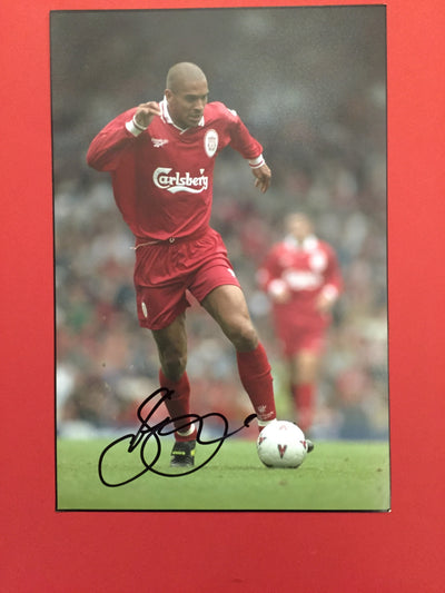 STAN COLLYMORE - SIGNERT BILDE MED EKTEHETSGARANTI/COA
