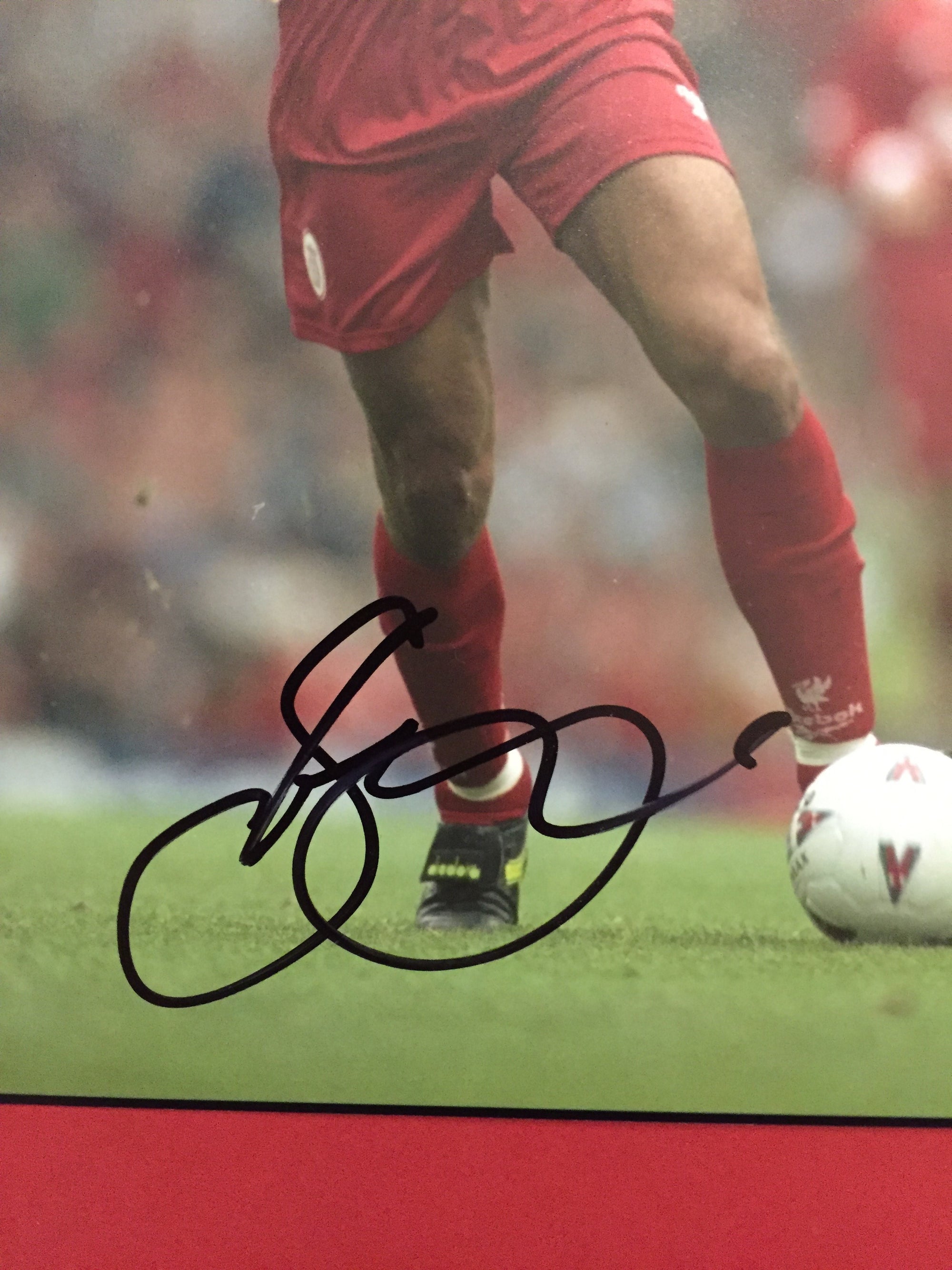STAN COLLYMORE - SIGNERT BILDE MED EKTEHETSGARANTI/COA