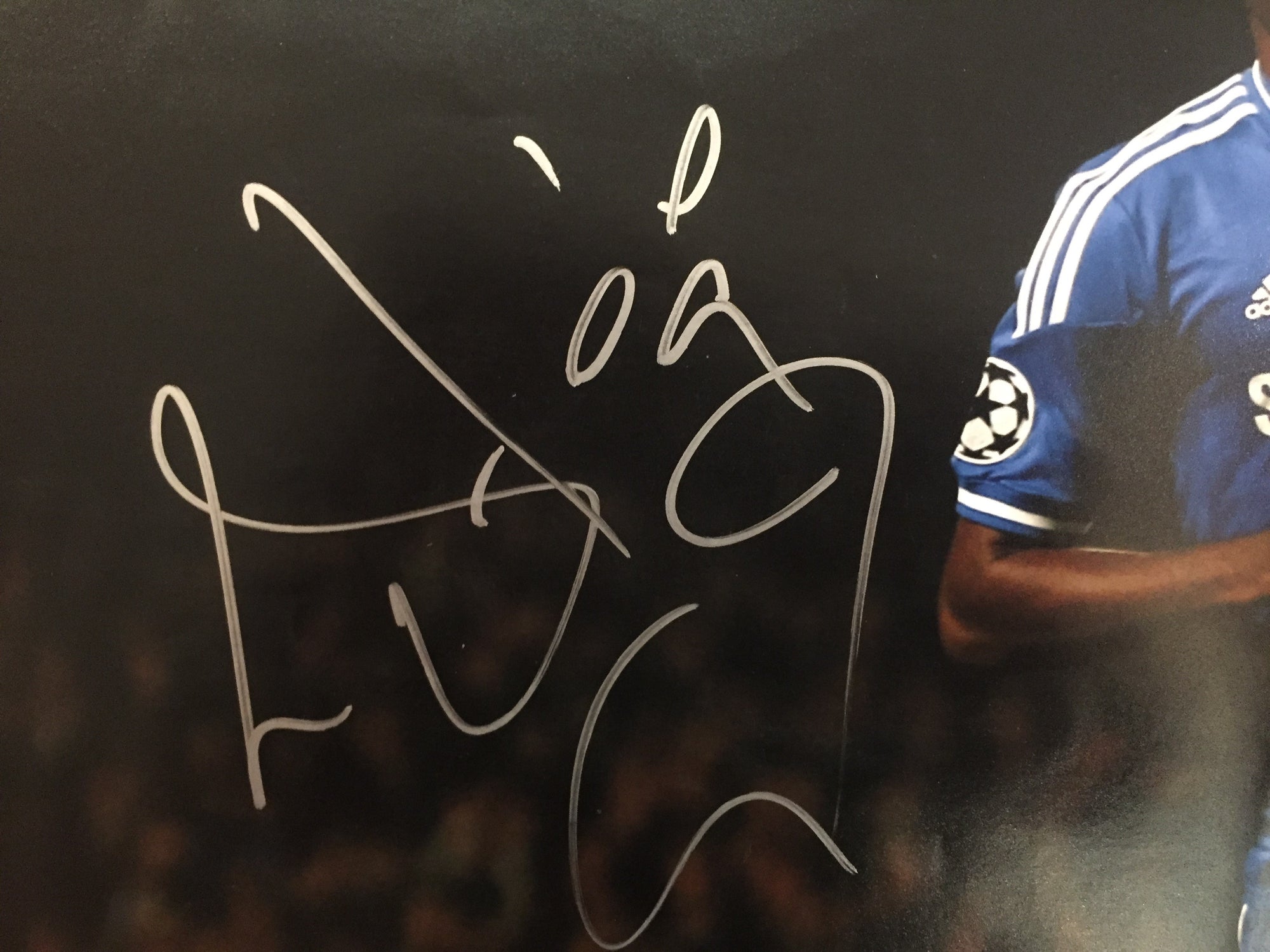 CHELSEA - SAMUEL ETO'O- SIGNERT BILDE MED EKTEHETSGARANTI/COA