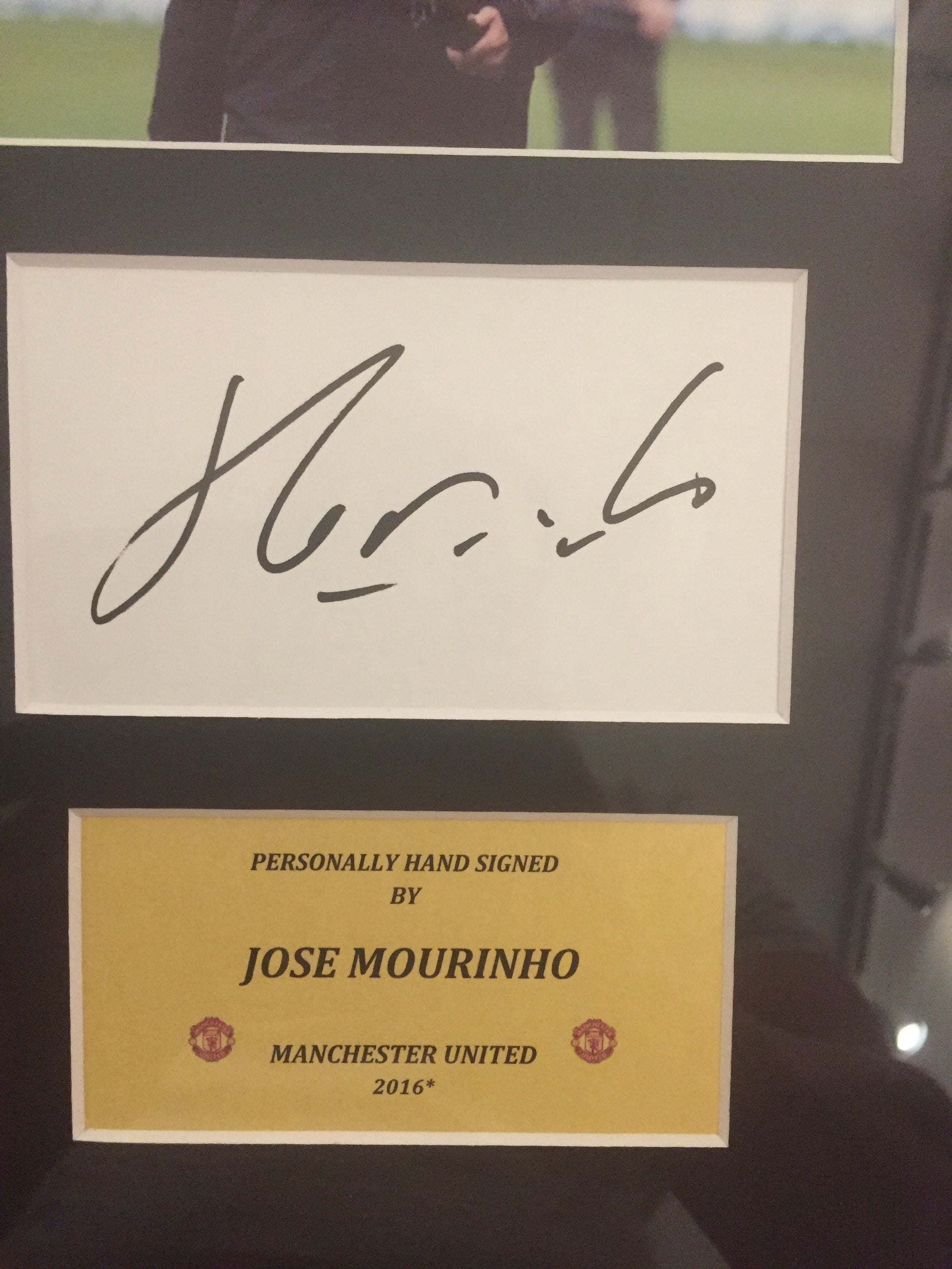 JOSE MOURINHO - SIGNERT BILDE MED EKTEHETSGARANTI/COA