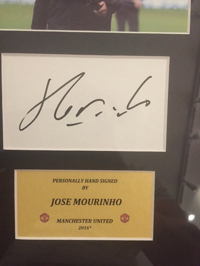 JOSE MOURINHO - SIGNERT BILDE MED EKTEHETSGARANTI/COA