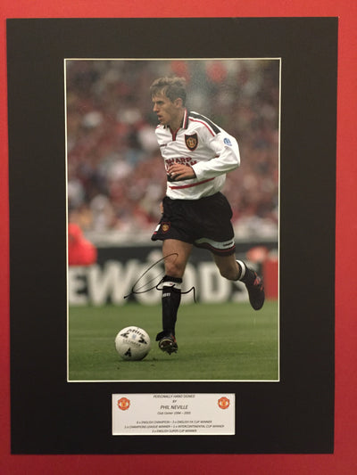 PHIL NEVILLE - SIGNERT BILDE MED EKTEHETSGARANTI/COA