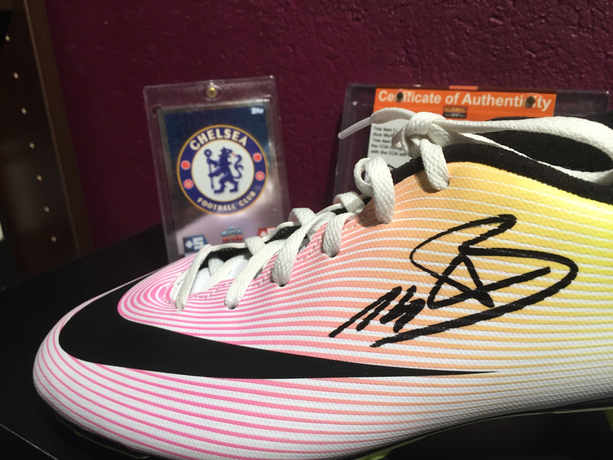 CHELSEA - TIEMOUE BAKAYOKO - SIGNERT SKO MED EKTEHETSGARANTI/COA
