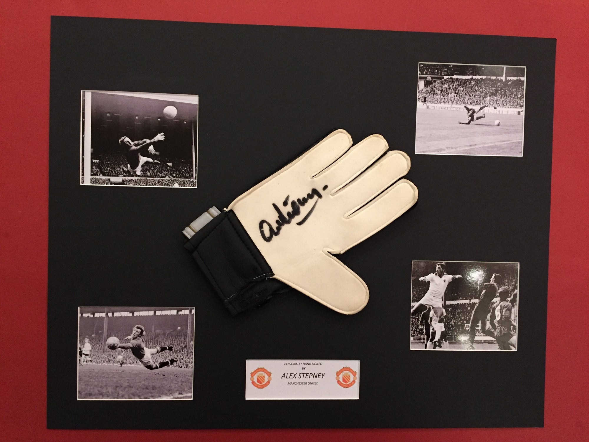 ALEX STEPNEY - SIGNERT KEEPERHANSKE MED EKTEHETSGARANTI/COA