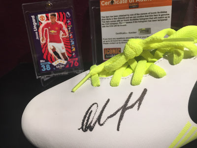 JESSE LINGARD - SIGNERT SKO MED EKTEHETSGARANTI/COA