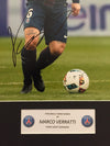 MARCO VERRATTI - SIGNERT BILDE MED EKTEHETSGARANTI/COA