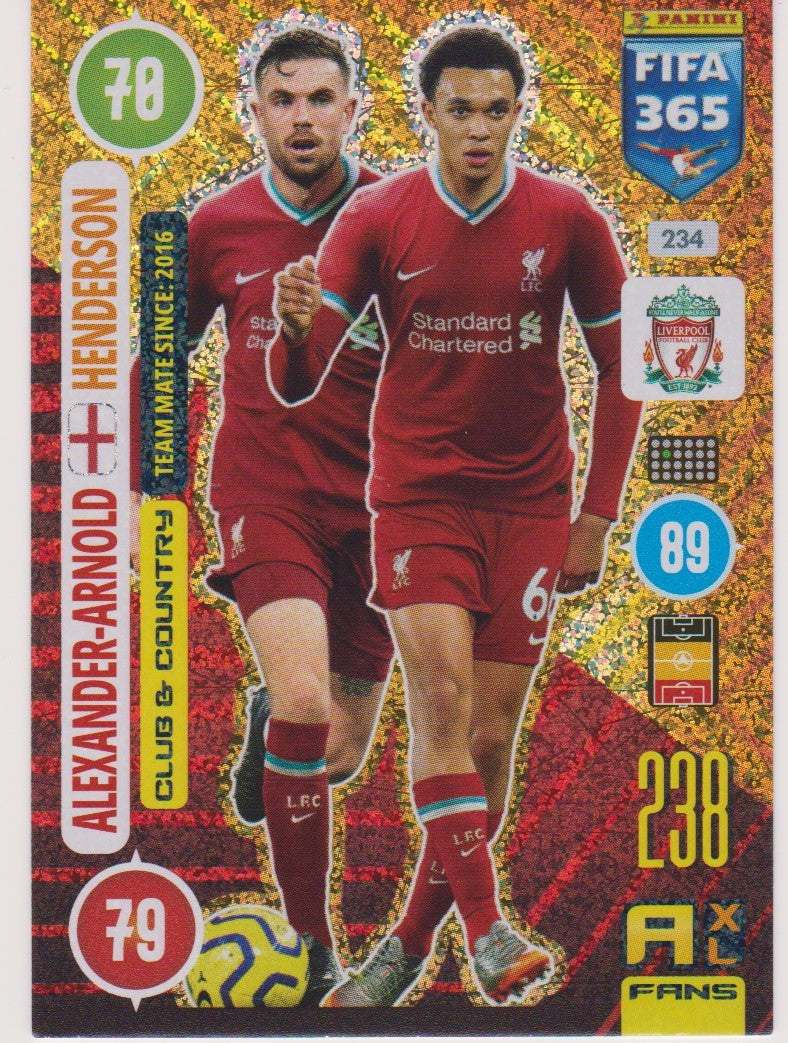 234. ALEXANDER-ARNOLD - HENDERSON - LIVERPOOL - CLUB & COUNTRY