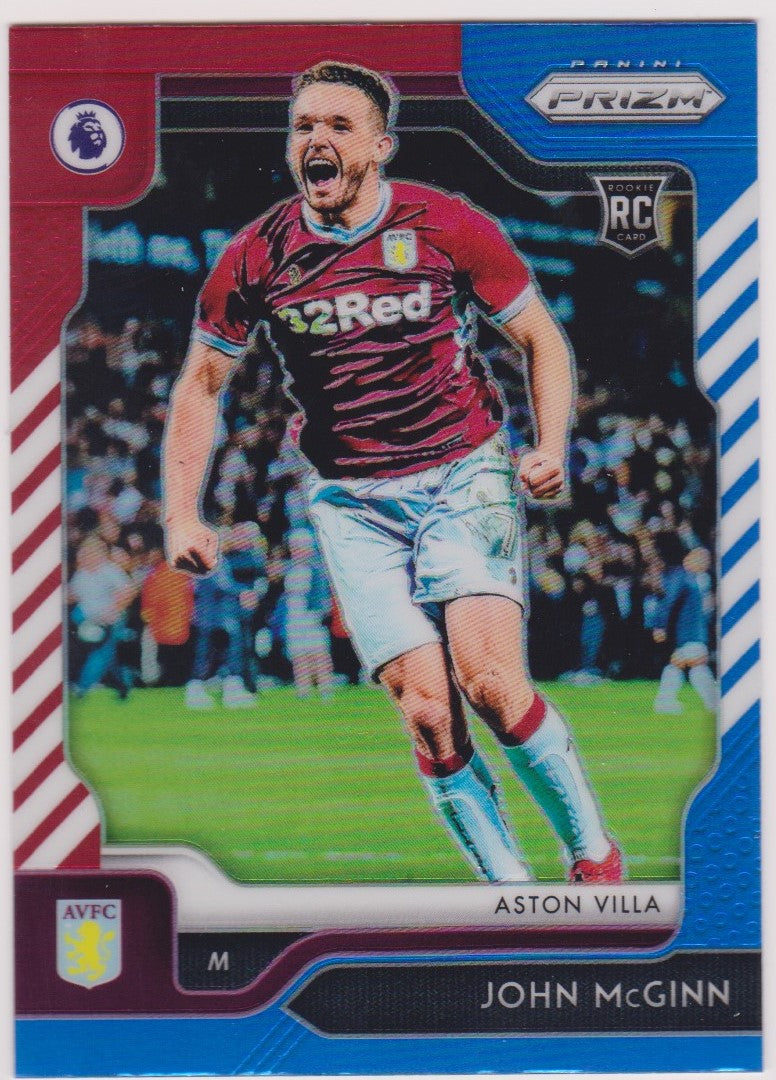 272. JOHN MCGINN - ASTON VILLA - RED, WHITE AND BLUE PRIZM