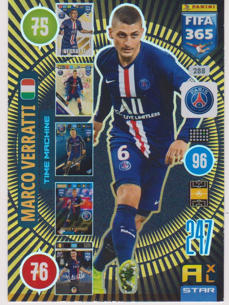 288. MARCO VERATTI - PARIS SAINT GERMAIN - TIME MACHINE