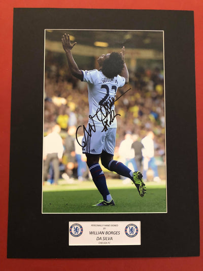 Willian Borges Da Silva - Signert bilde med ektehetsgaranti/COA