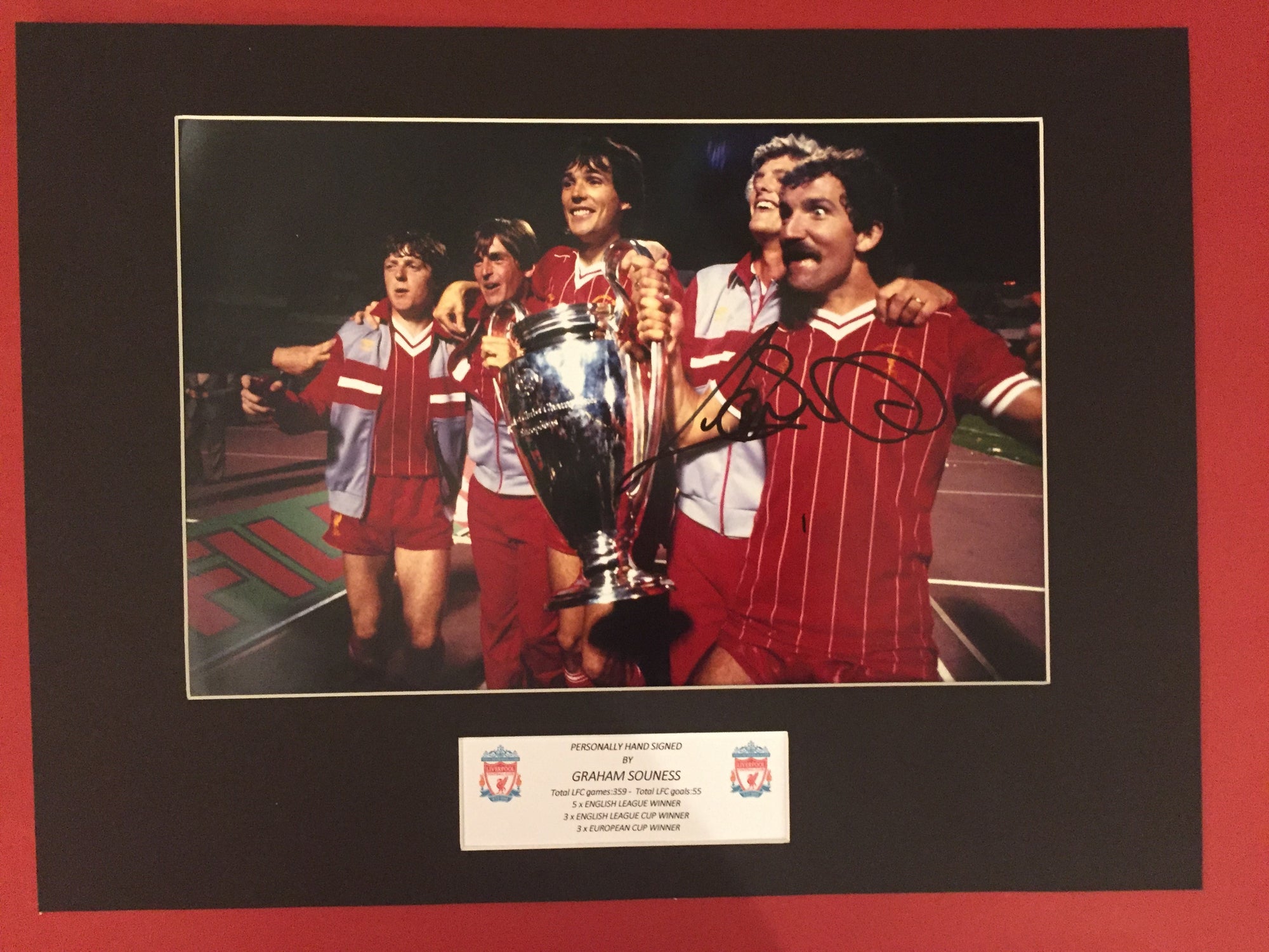 GRAEME SOUNESS - SIGNERT BILDE MED EKTEHETSGARANTI/COA