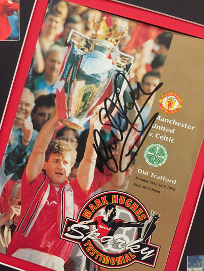 MARK HUGHES - SIGNERT KAMPPROGRAM MED EKTEHETSBEVIS/COA