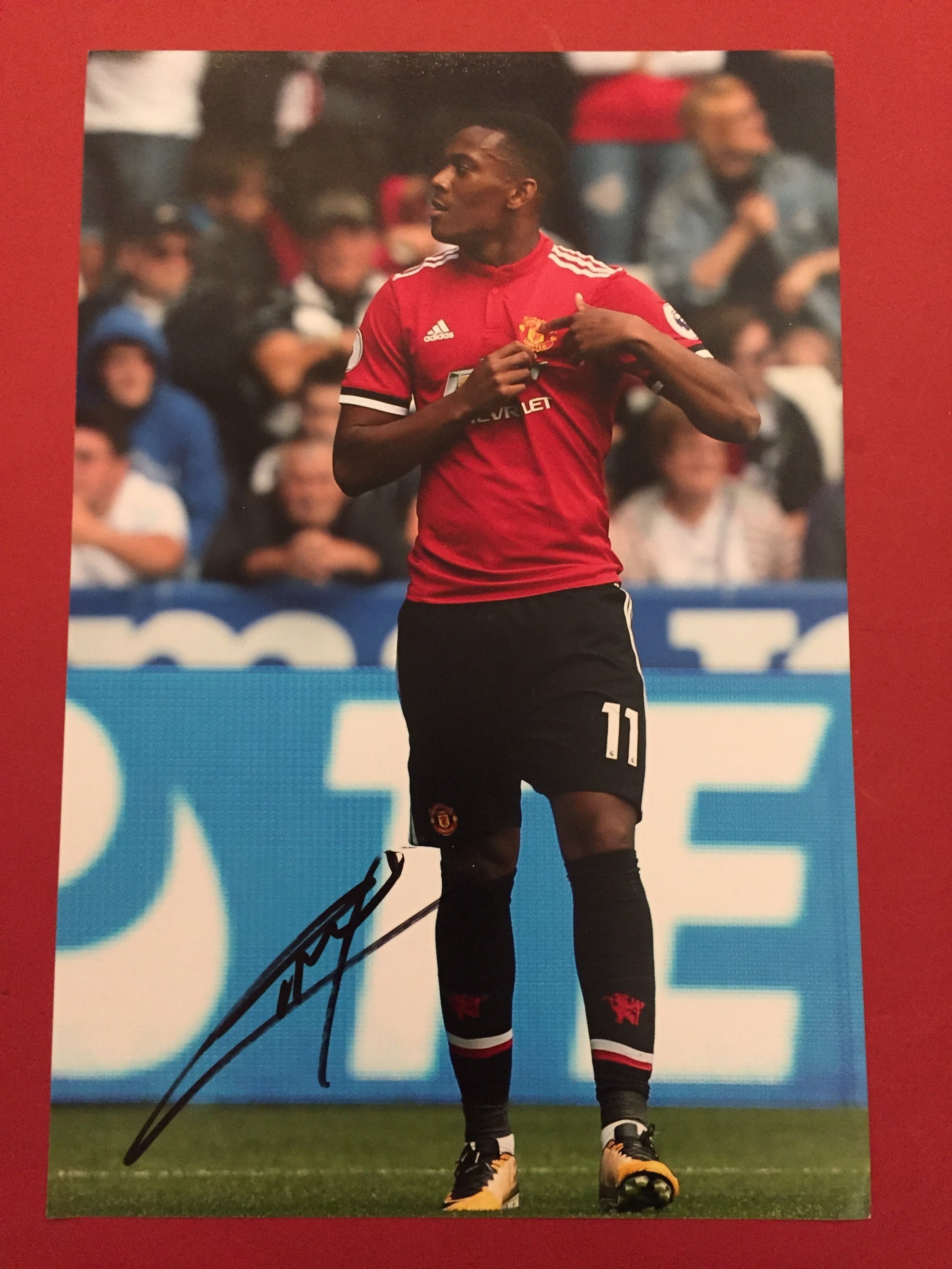 ANTHONY MARTIAL - SIGNERT BILDE MED EKTEHETSGARANTI/COA