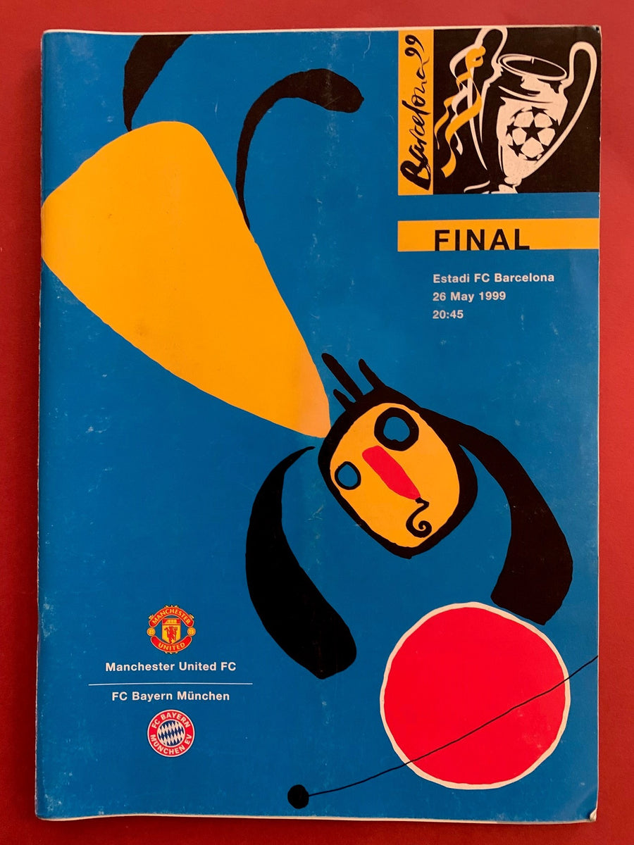 1999.26.05 -  OFFISIELT KAMPPROGRAM FRA CHAMPIONS LEAGUE FINALEN I 1999