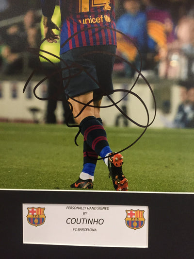 COUTINHO - SIGNERT BILDE MED EKTEHETSGARANTI/COA