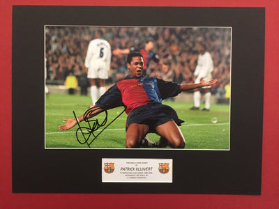 PATRICK KLUIVERT - SIGNERT BILDE MED EKTEHETSGARANTI/COA