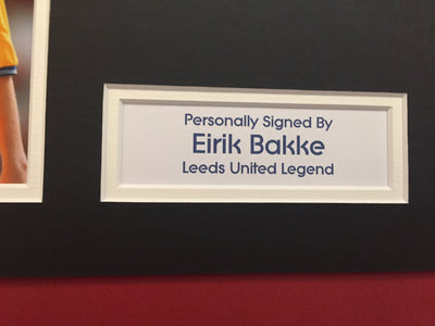 EIRIK BAKKE -SIGNERT BILDE MED EKTEHETSBEVIS/COA
