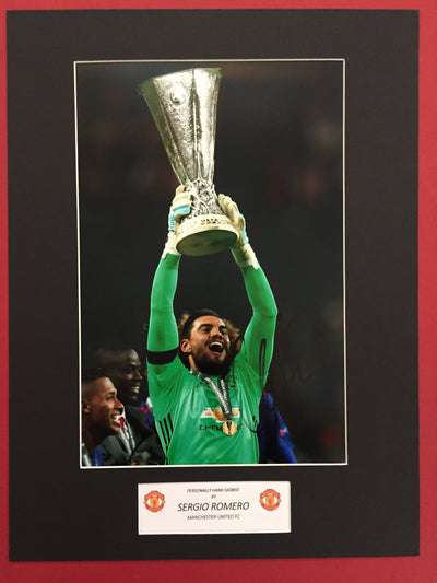 SERGIO ROMERO - SIGNERT BILDE MED EKTEHETSGARANTI/COA