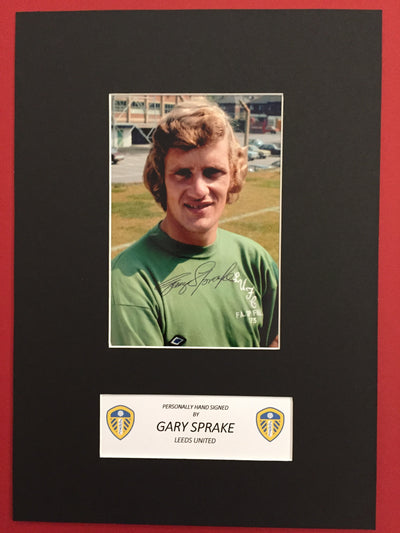 GARY SPRAKE - SIGNERT BILDE MED EKTEHETSBEVIS/COA