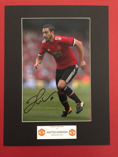 MATTEO DARMIAN - SIGNERT BILDE MED EKTEHETSBEVIS/COA