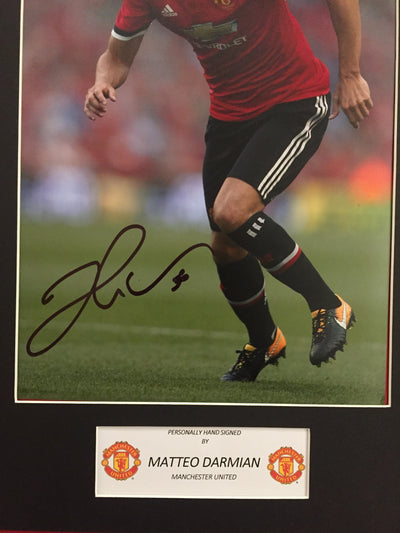MATTEO DARMIAN - SIGNERT BILDE MED EKTEHETSBEVIS/COA