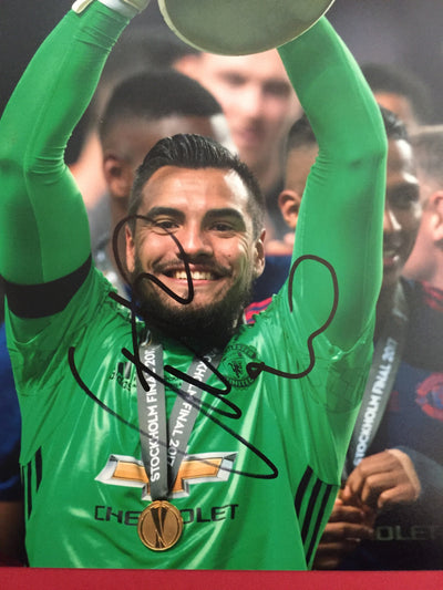 SERGIO ROMERO - SIGNERT BILDE MED EKTEHETSGARANTI/COA