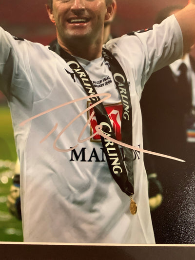 TOTTENHAM - ROBBIE KEANE - SIGNERT BILDE MED EKTEHETSGARANTI/COA