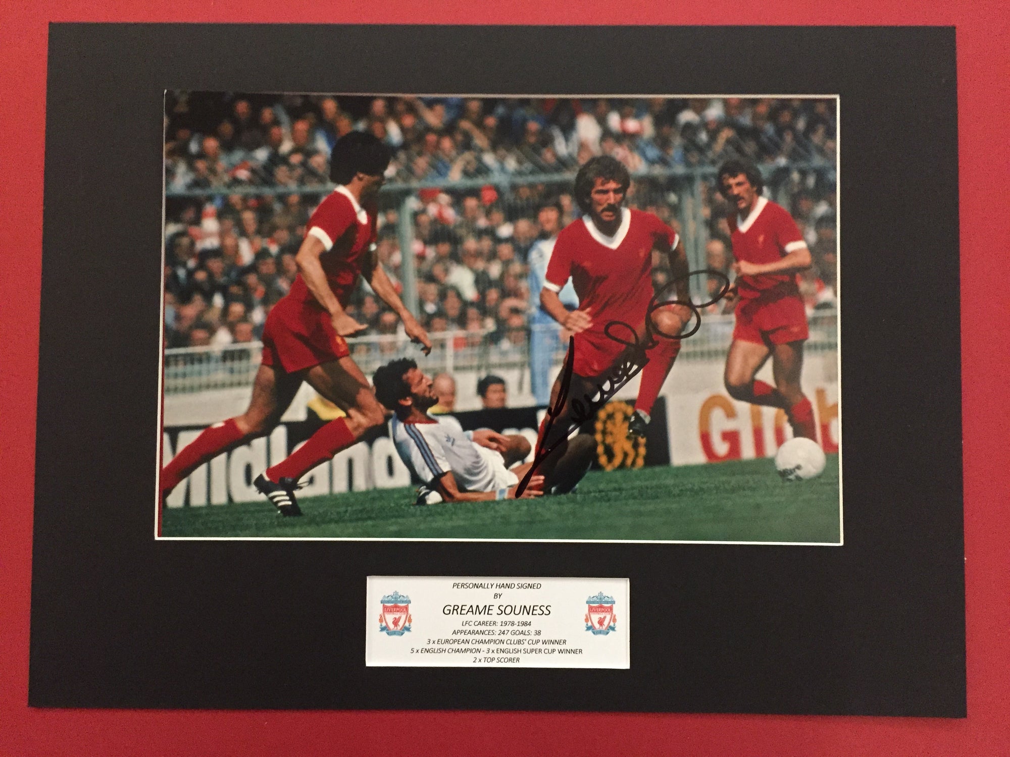 GRAEME SOUNESS - SIGNERT BILDE MED EKTEHETSGARANTI/COA