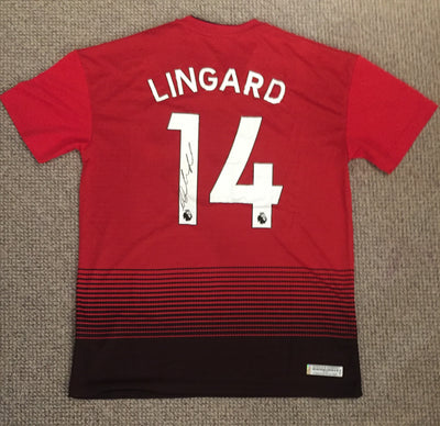 JESSE LINGARD - SIGNERT DRAKT MED EKTEHETSBEVIS/COA