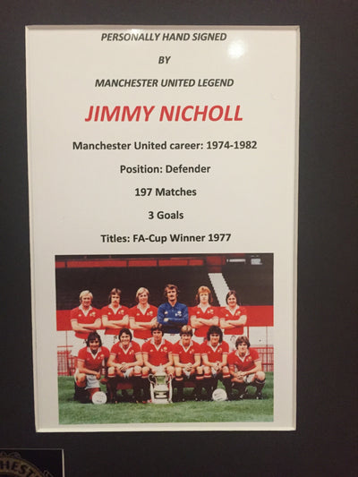JIMMY NICHOLL - SIGNERT BILDE MED EKTEHETSBEVIS/COA