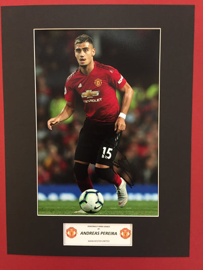 ANDREAS PEREIRA - SIGNERT BILDE MED EKTEHETSBEVIS/COA