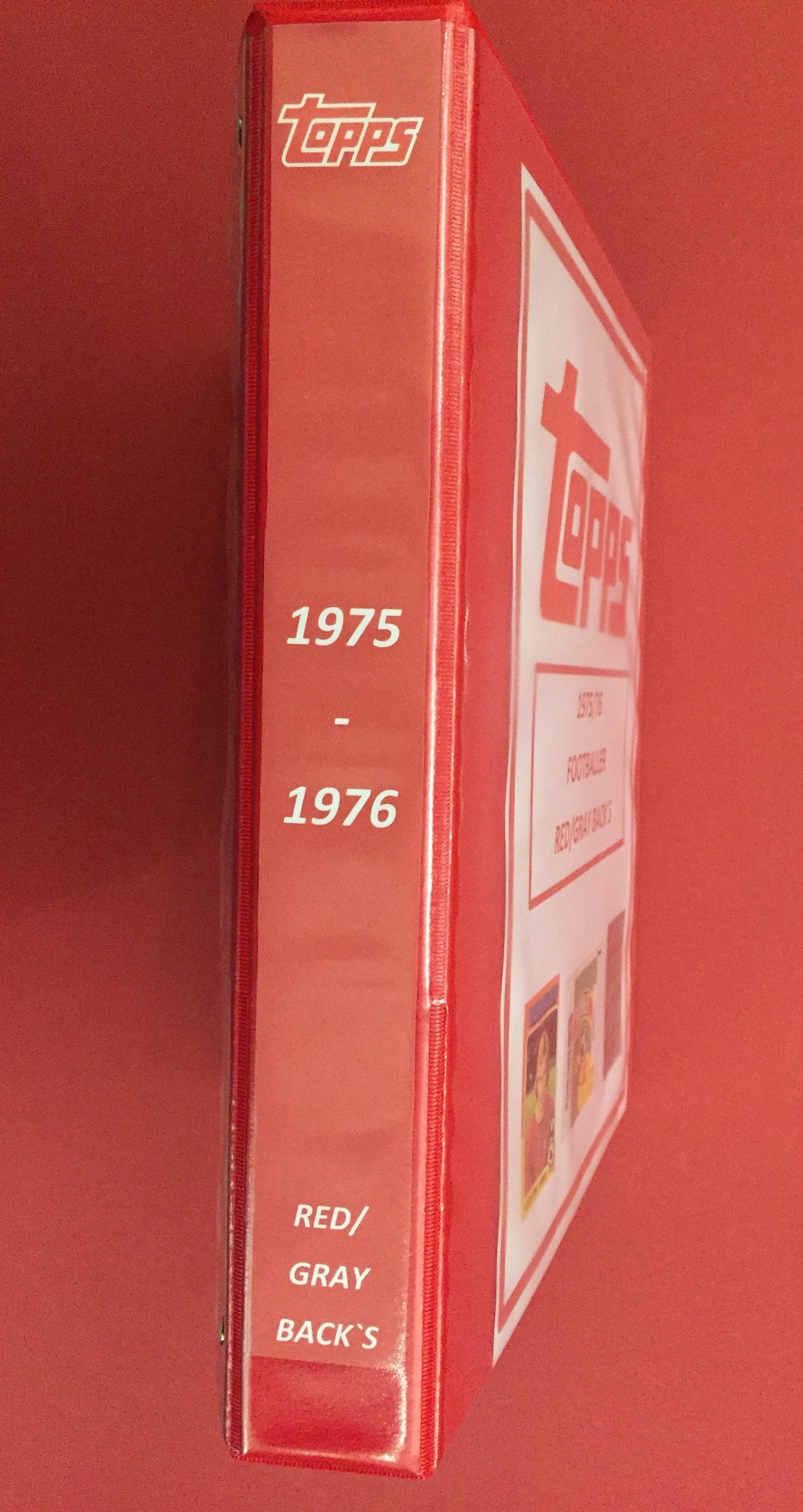 SAMLEPERM FOR TOPPS FOTBALLKORT 1975/76