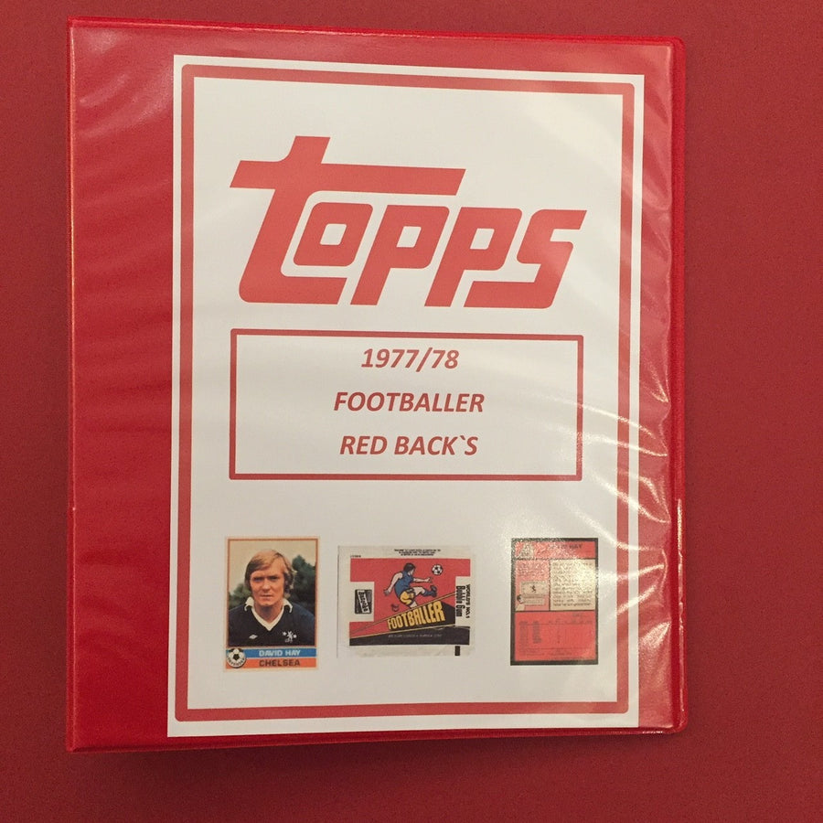 SAMLEPERM FOR TOPPS FOTBALLKORT 1977/78