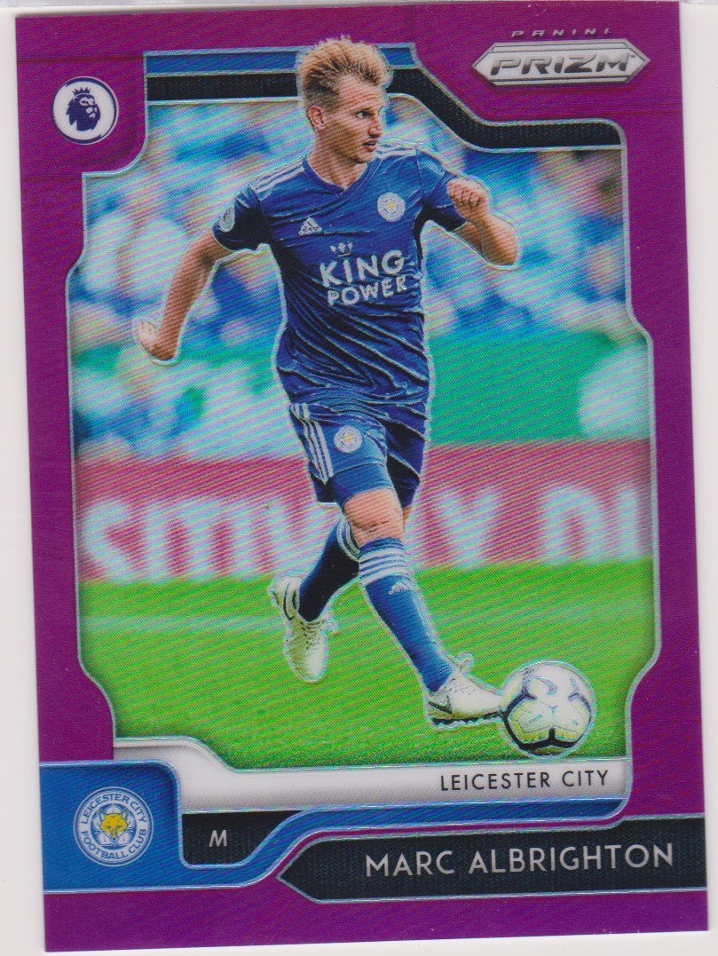 #/099-PURPLE. 078. MARC ALBRIGHTON - LEICESTER CITY - CARD 85 OF 99