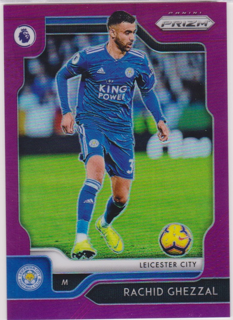 #/099-PURPLE. 079. RACID GHEZZAL - LEICESTER CITY - CARD 62 OF 99