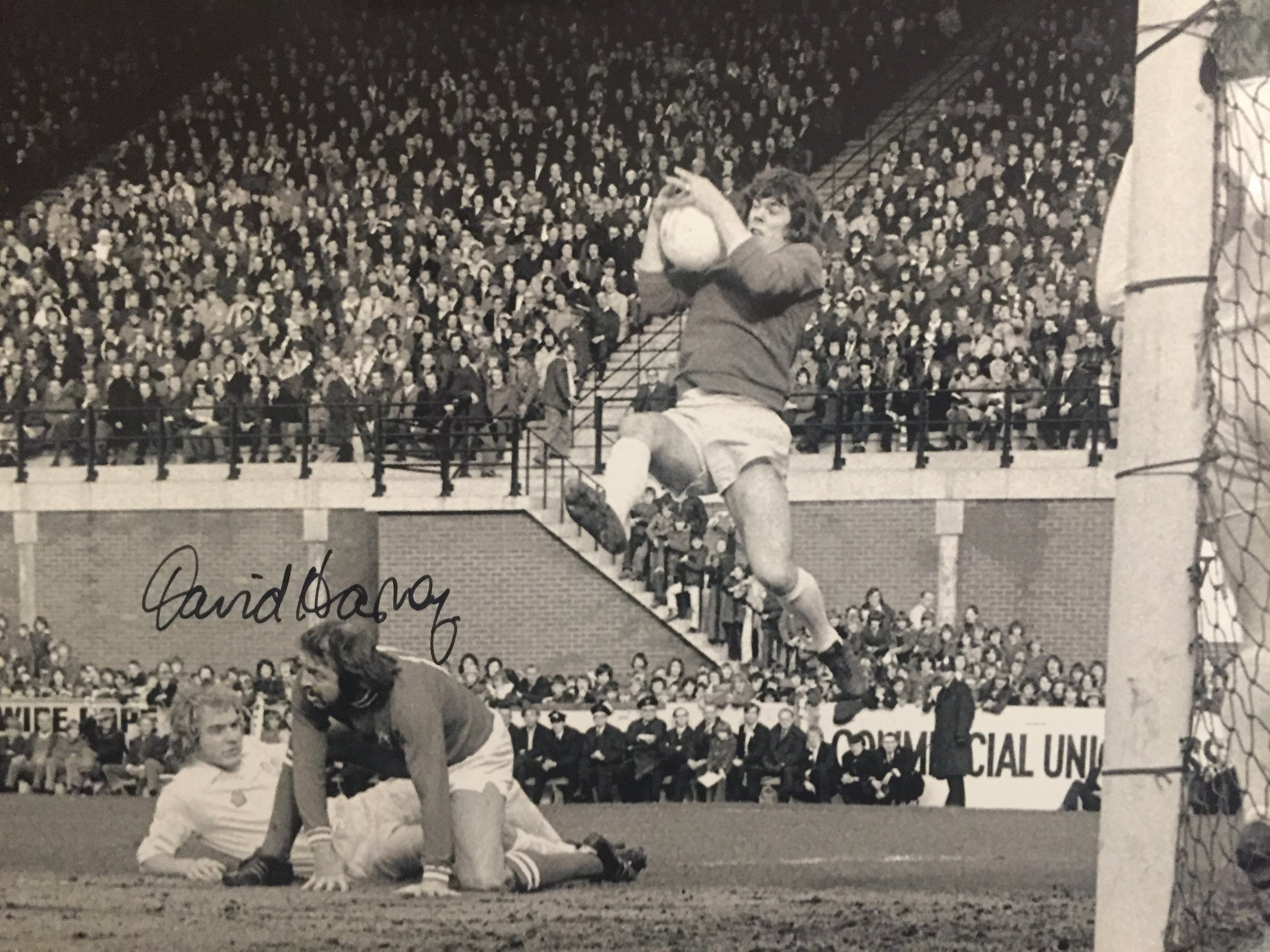 DAVID HARVEY - SIGNERT BILDE MED EKTEHETSBEVIS/COA