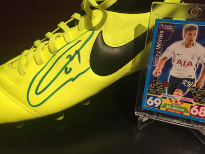 TOTTENHAM - HARRY WINKS - SIGNERT SKO MED EKTEHETSGARANTI/COA