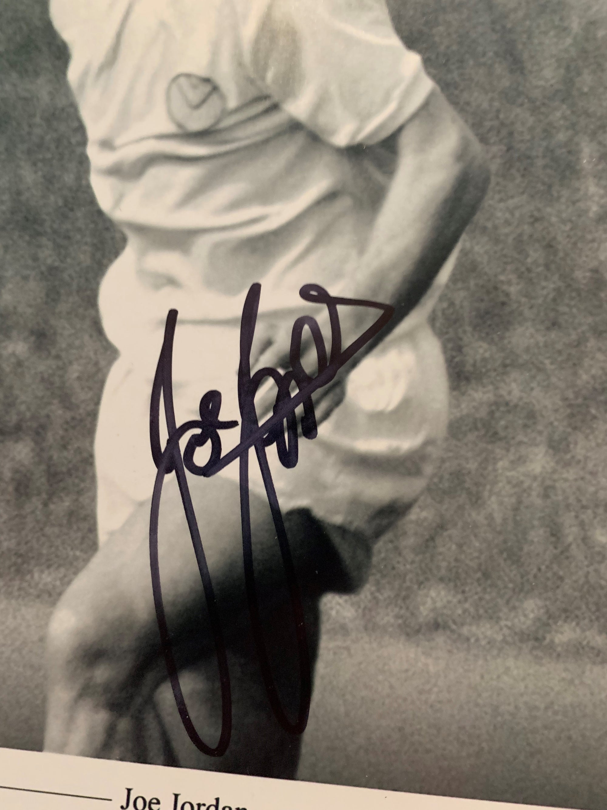 JOE JORDAN & GORDON MCQUEEN - DOBBELTSIGNERT BILDE MED EKTEHETSBEVIS/COA