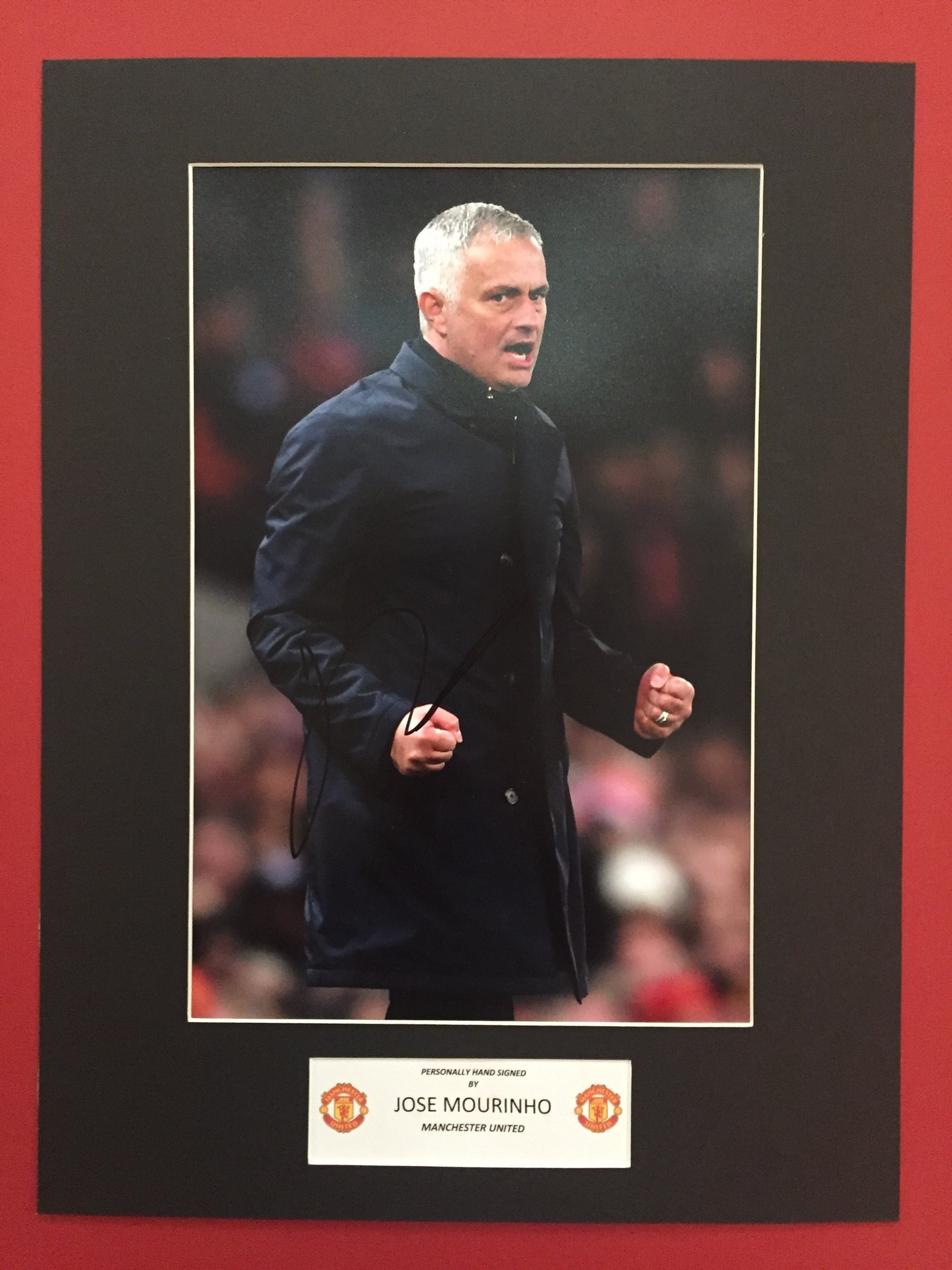 JOSE MOURINHO - SIGNERT BILDE MED EKTEHETSGARANTI/COA