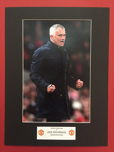 JOSE MOURINHO - SIGNERT BILDE MED EKTEHETSGARANTI/COA