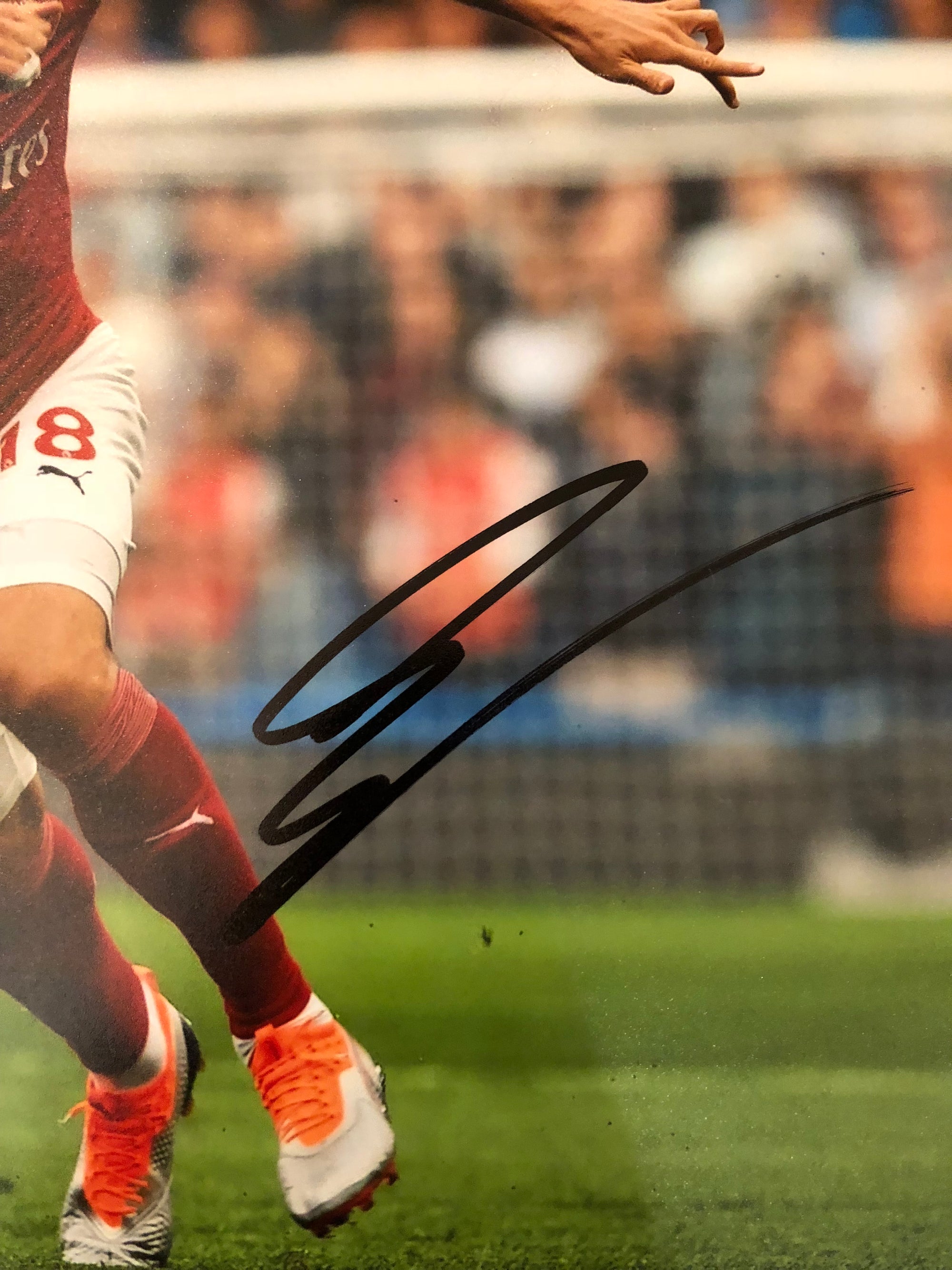 NACHO MONREAL - SIGNERT BILDE MED EKTEHETSBEVIS/COA