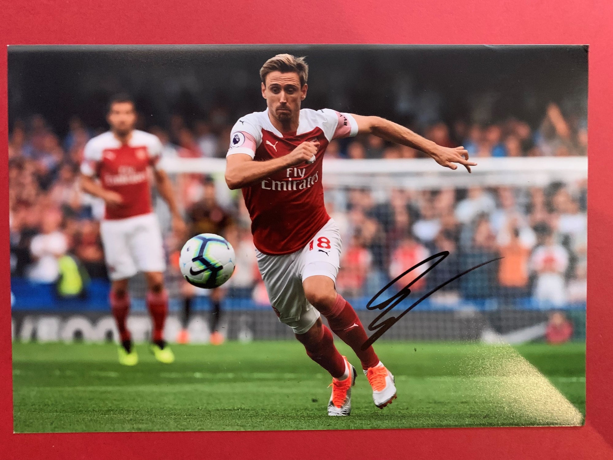 ARSENAL - NACO MONREAL - SIGNERT BILDE MED EKTEHETSBEVIS/COA