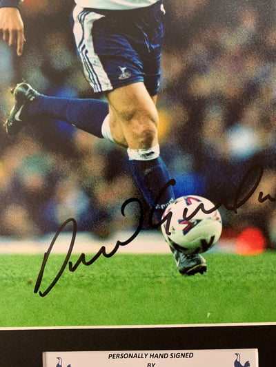 DAVID GINOLA - SIGNERT BILDE MED EKTEHETSBEVIS/COA