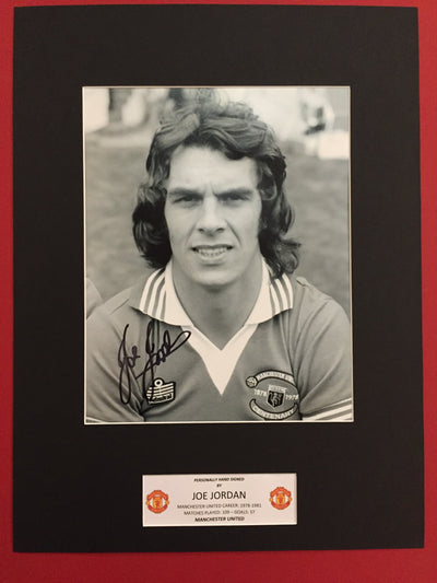 JOE JORDAN - SIGNERT BILDE MED EKTEHETSBEVIS/COA