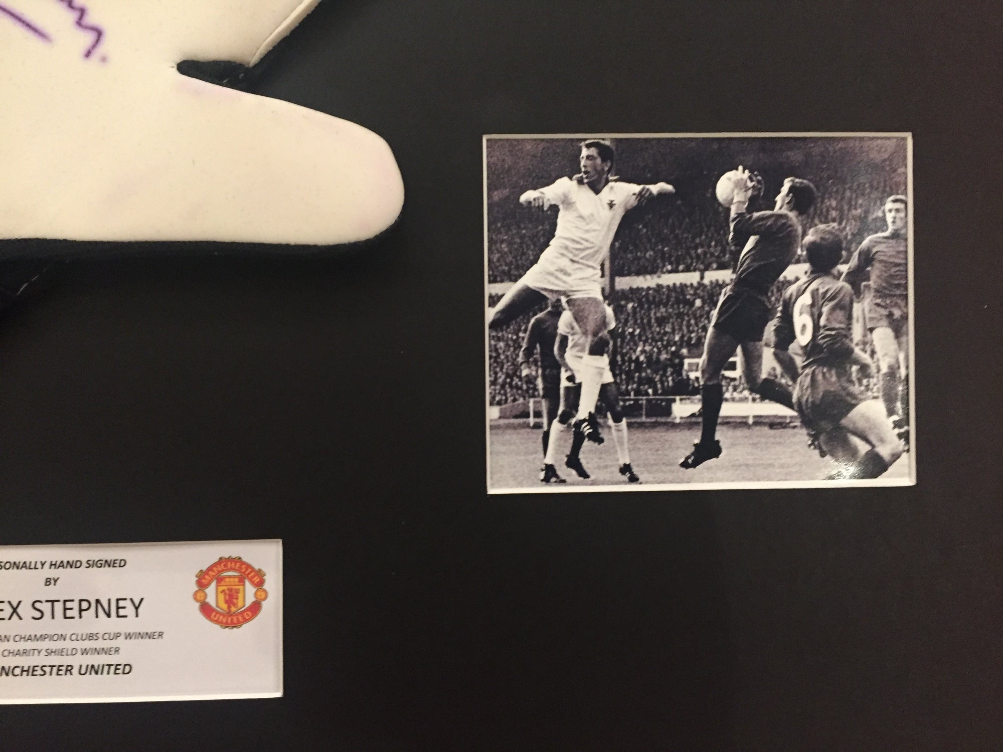 ALEX STEPNEY - SIGNERT KEEPERHANSKE MED EKTEHETSGARANTI/COA