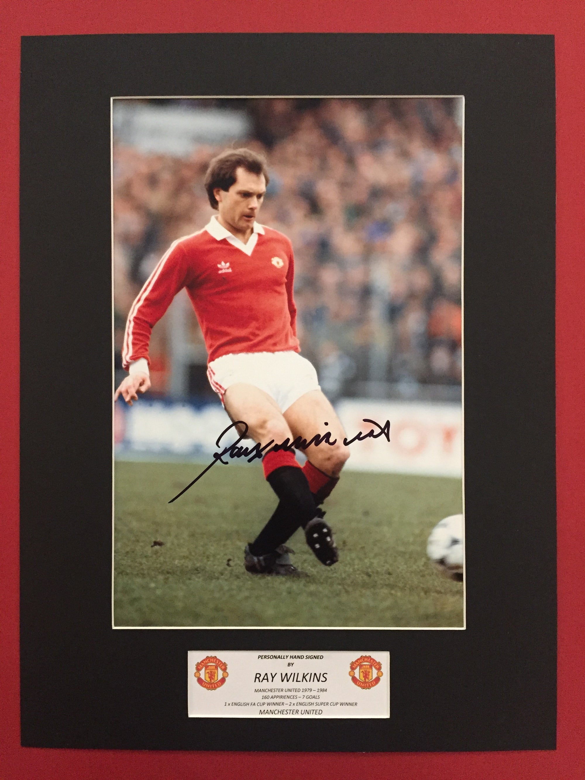RAY WILKINS - SIGNERT BILDE MED EKTEHETSBEVIS/COA