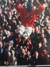 DWIGHT YORKE - SIGNERT BILDE MED EKTEHETSGARANTI/COA