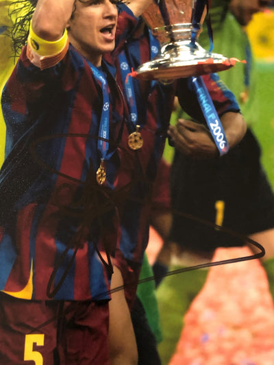 CARLOS PUYOL - SIGNERT BILDE MED EKTEHETSBEVIS/COA